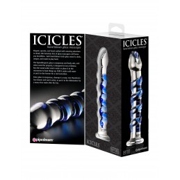 Icicles No. 5 - Clear / Blue
