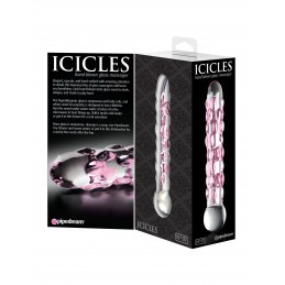Icicles No. 7 - Clear / Pink