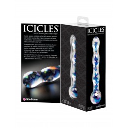 Icicles No. 8 - Clear / Blue