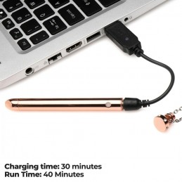 Collier vibrant 7x - Or rose
