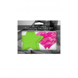 Fashion Pasties Set - Neon...