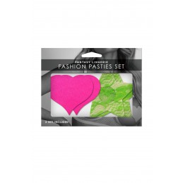 Fashion Pasties Set - Neon...