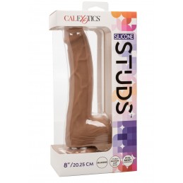 Silicone Studs 8 Inch - Brown
