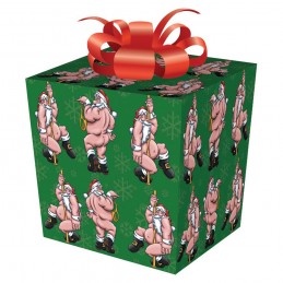Père Noël du papier cadeau