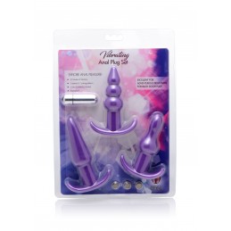 4 Pc Vibrating Anal Plug...