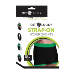 Boxers noirs et verts à...