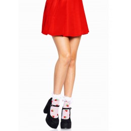 Strawberry Polka Dot Ruffle...