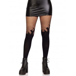 Opaque Flame Tights With...