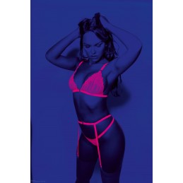 Neon 3 Pc Bra Set - One...