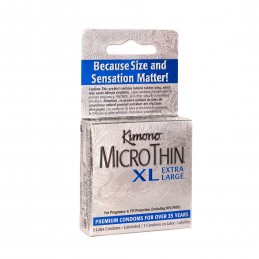 Kimono Microthin XL 3 Count...