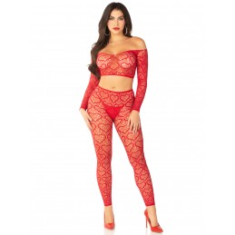 Red 2pc Croptop and...