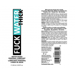 Fuck Water Thick 4oz Clear...