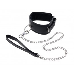 Collier et laisse Edge - Noir