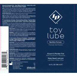 ID Toy Lube 4.4 Fl Oz Bottle