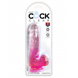 King Cock Clear 6 Inch With...