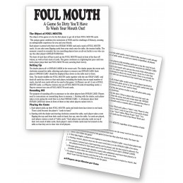 Jeu de cartes Foul Mouth