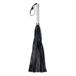 Edge Flogger - Black / Silver