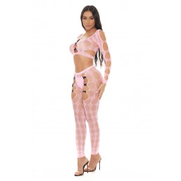Haut court et legging roses...