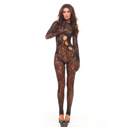 Body en dentelle fendue -...