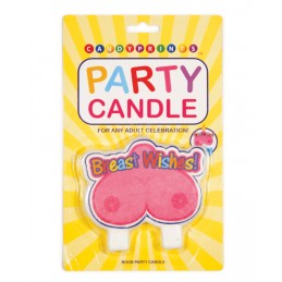 Bougie de fête pour les seins