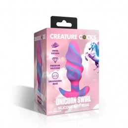 Unicorn Swirl Silicone Butt...