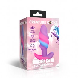 Unicorn Swirl Silicone Butt...
