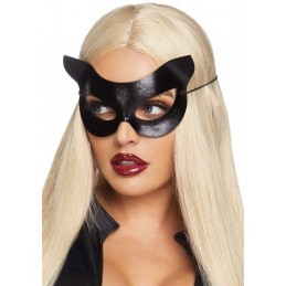 Vinyl Cat Mask - Os - Black