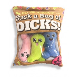 Coussin en peluche « Suce...