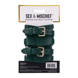 Indica Cutout Cuffs - Green