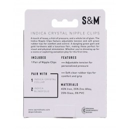 Indica Crystal Nipple Clips...