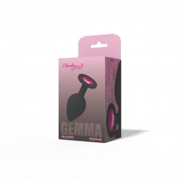 Plug en silicone noir Gemma...