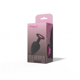 Plug en silicone noir Gemma...