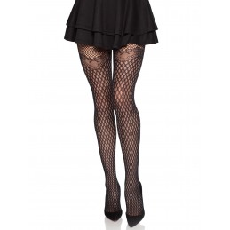 Gilded Grid Net Tights With...