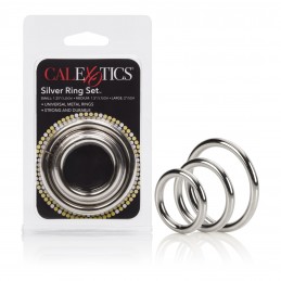 Juego de 3 anillos de plata