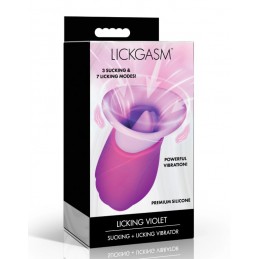Vibrateur violet à succion...