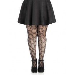 Collants résille à nœud...
