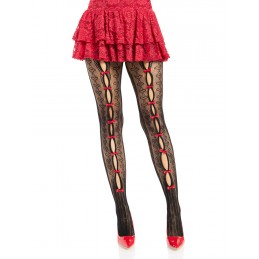 Sweetheart Striped Tights -...