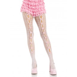 Sweetheart Striped Tights -...