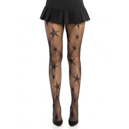 Star Net Tights - Os - Black