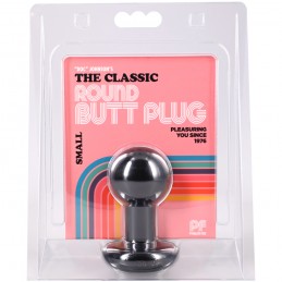 Round Butt Plug Small - Black