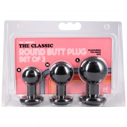 Round Butt Plug 3 Piece Set...