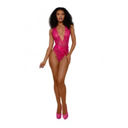 Tiana Lace Teddy With Satin...
