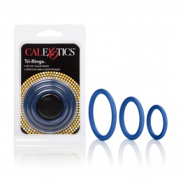 Anillos triples - Azul