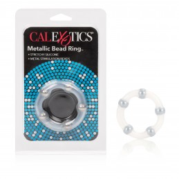 Anillo de cuentas metálicas