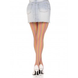 Rainbow Crochet Net Tights...