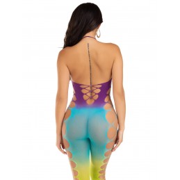 Ombre Footless Bodystocking...