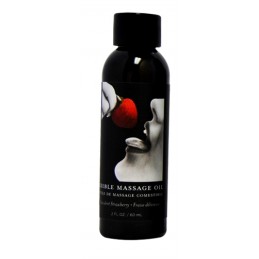 Huile de massage comestible...