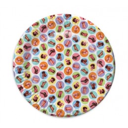 Mini Penis Plates 8 Pack