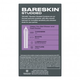 Trojan Studded Bareskin -...