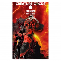 Fire Demon Keychain -...
